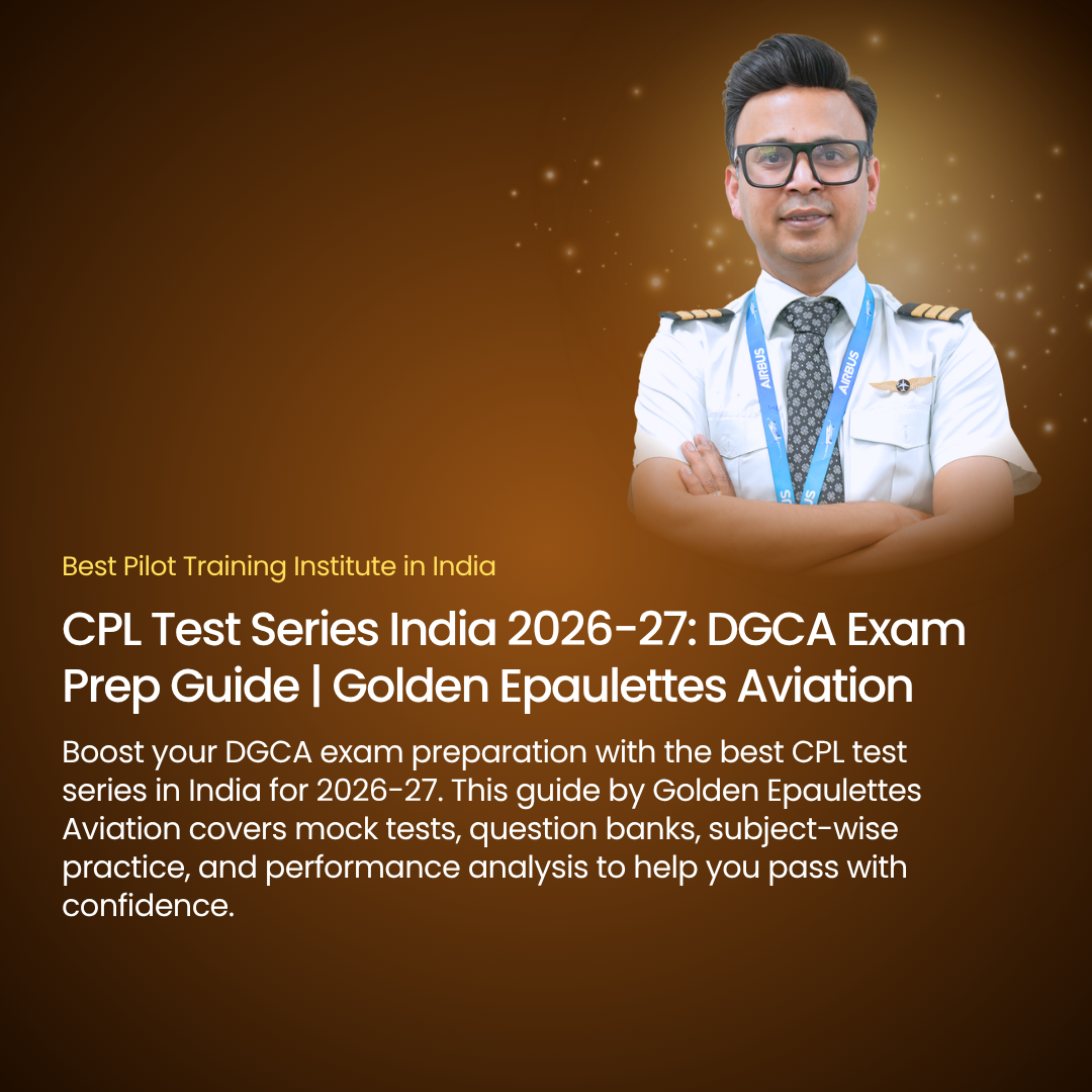 CPL Test Series India 2026-27: DGCA Exam Prep Guide | Golden Epaulettes Aviation